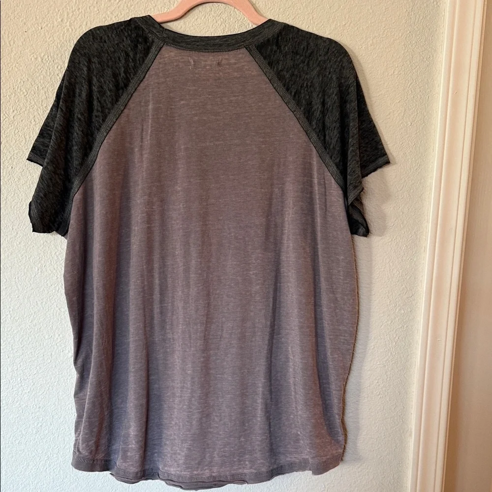 Maurices Charcoal and Light Gray Tee - Picture 3 of 3